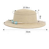 SUN PROTECTION BEACH VACATION STRAW HAT_CWAH1202