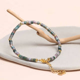 INDIAN TUBE BEAD YOGA FRIENDSHIP BEADED BRACELET_CWAJE3944