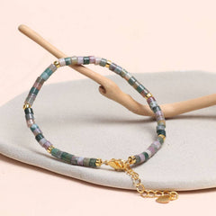 INDIAN TUBE BEAD YOGA FRIENDSHIP BEADED BRACELET_CWAJE3944