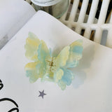 Cwaha1544_Multicolor Double Bow Hair Claw Clip