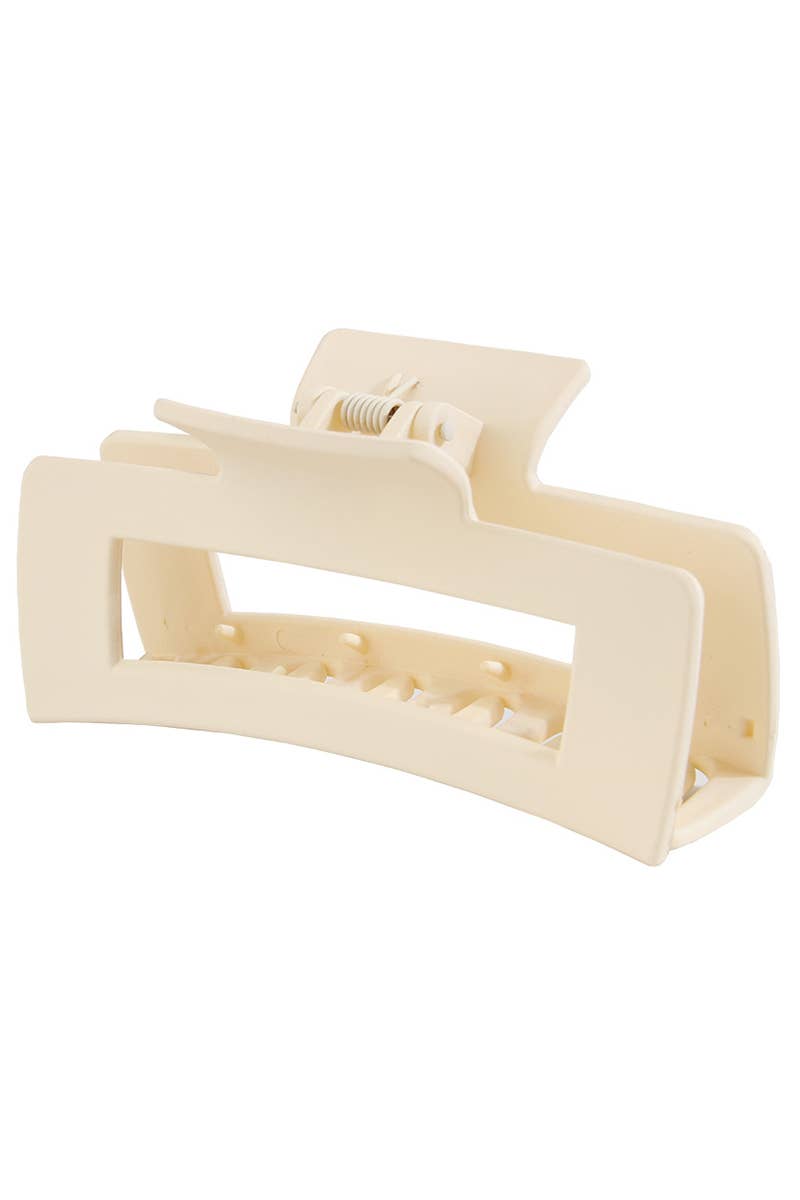 4 1 INCH MATTE PS PLASTIC HAIR CLAW CLIP WHOLESAL_CWAHA0091