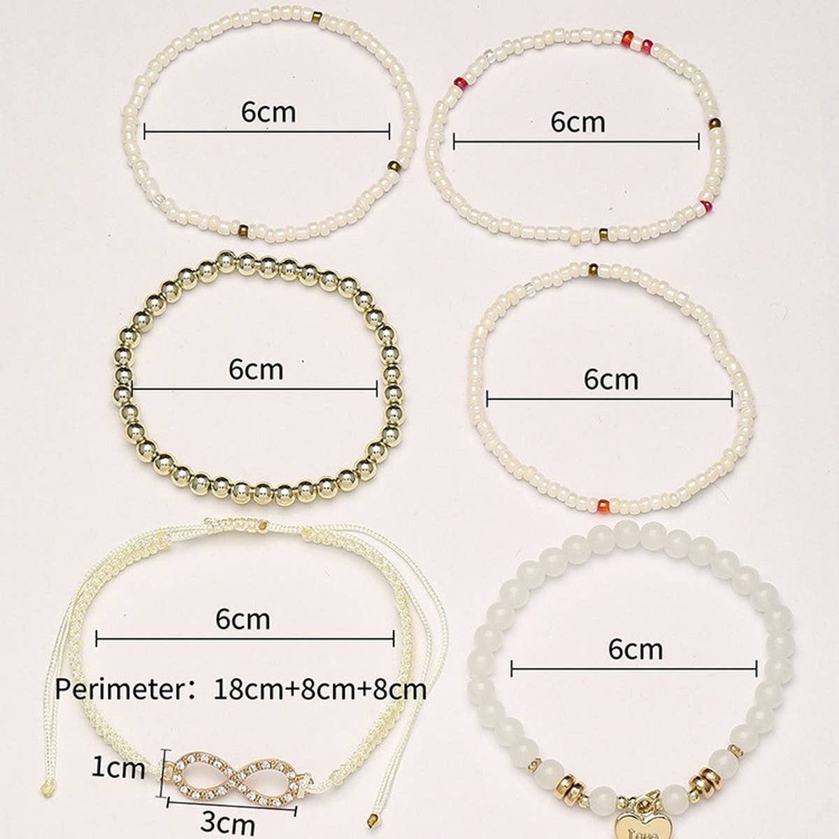 COLORFUL MULTI LAYER ELASTIC RICE BEAD BRACELET_CWAHA2469