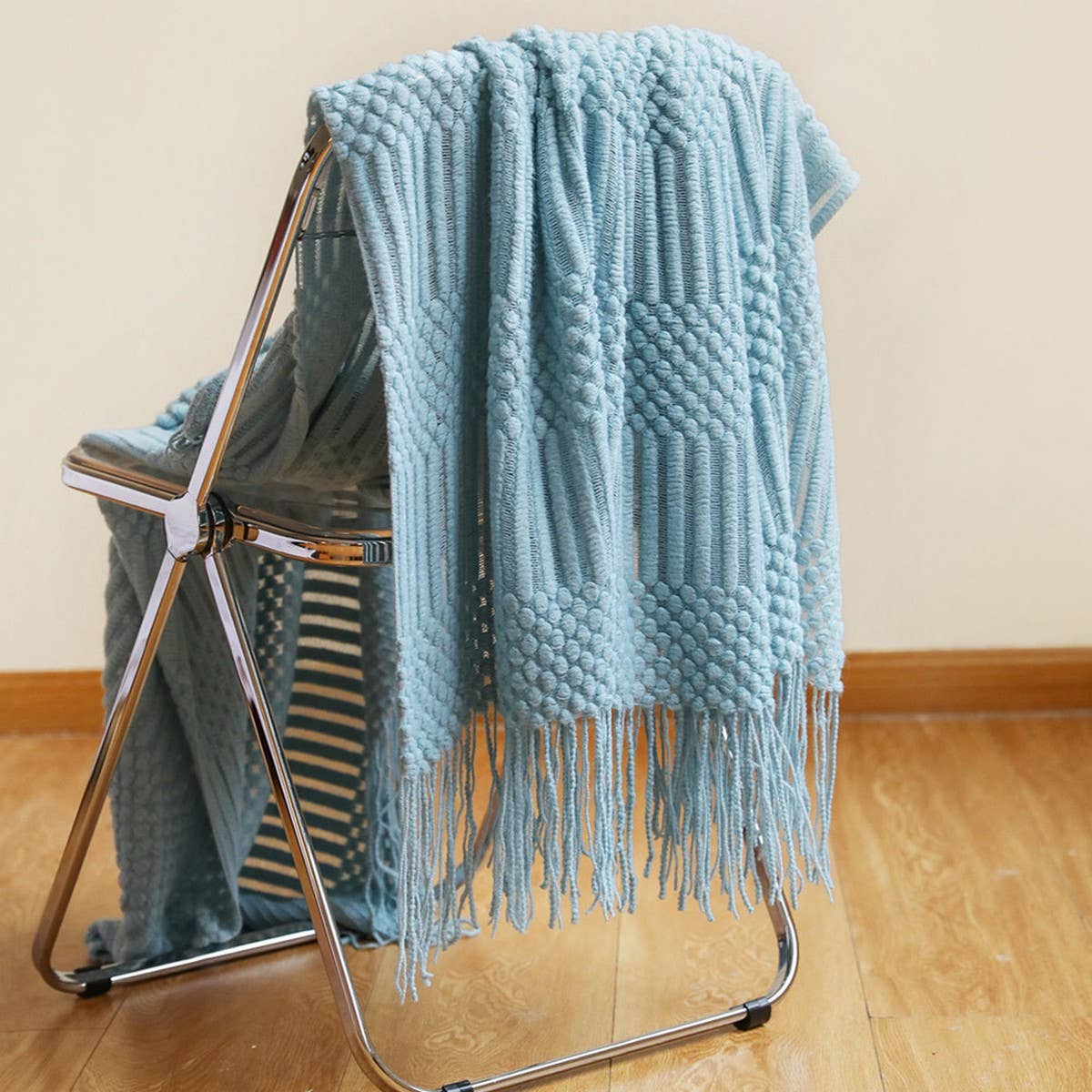 DOUDOU BLANKET FRINGED SHAWL BLANKET _CWMM0184