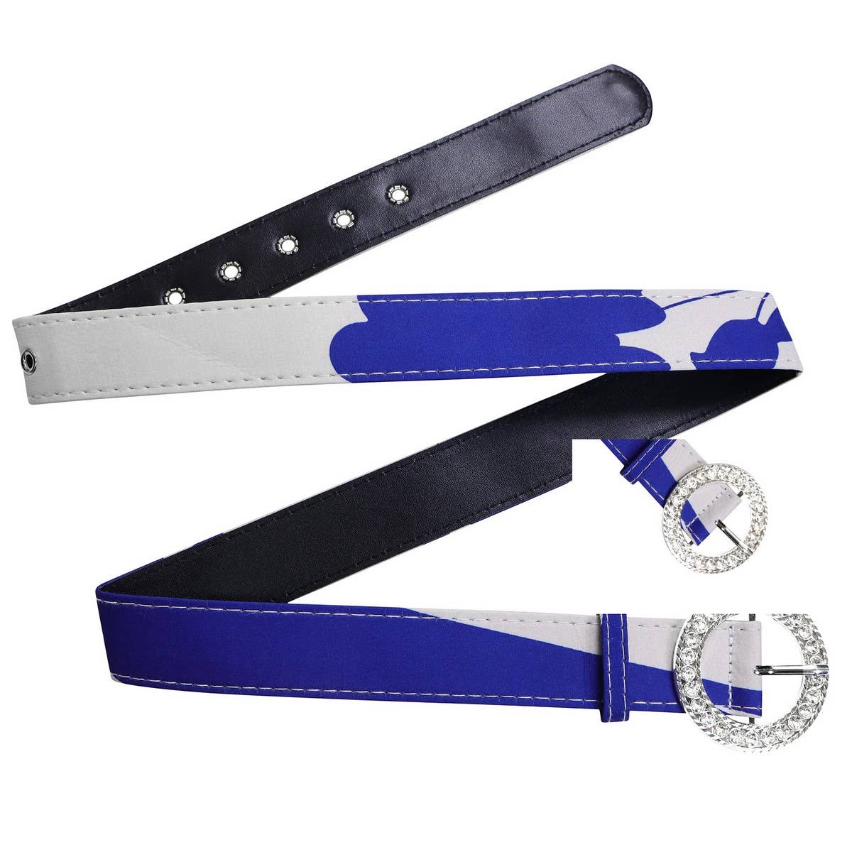 TEMPERAMENT PRINTED IRREGULAR LAPEL DRESS_CWDMD3655