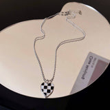 FRENCH LETTER STITCHING CHAIN NECKLACE_CWAJE2363