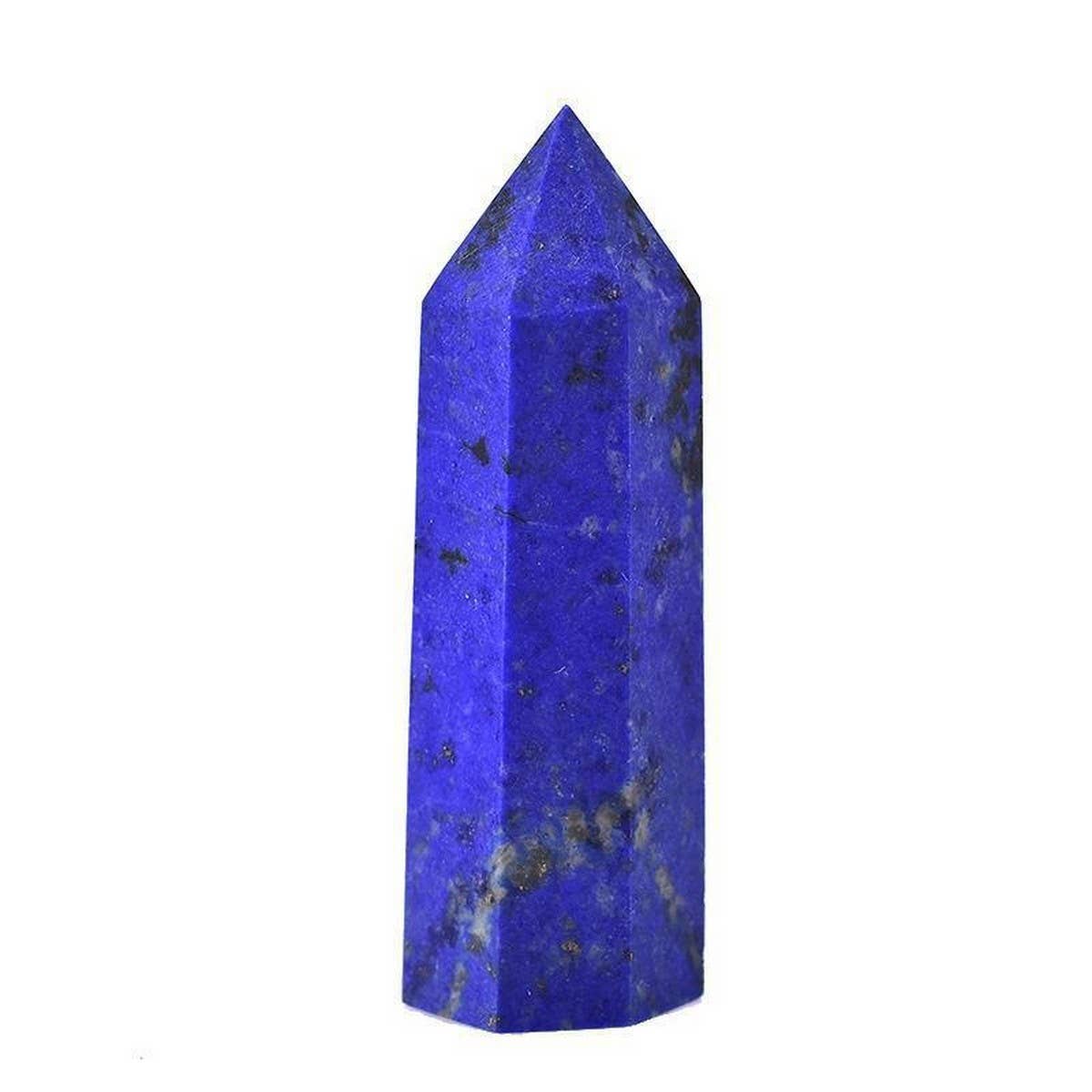 LAPIS LAZULI CRYSTAL POINT TOWER_CWMM8120
