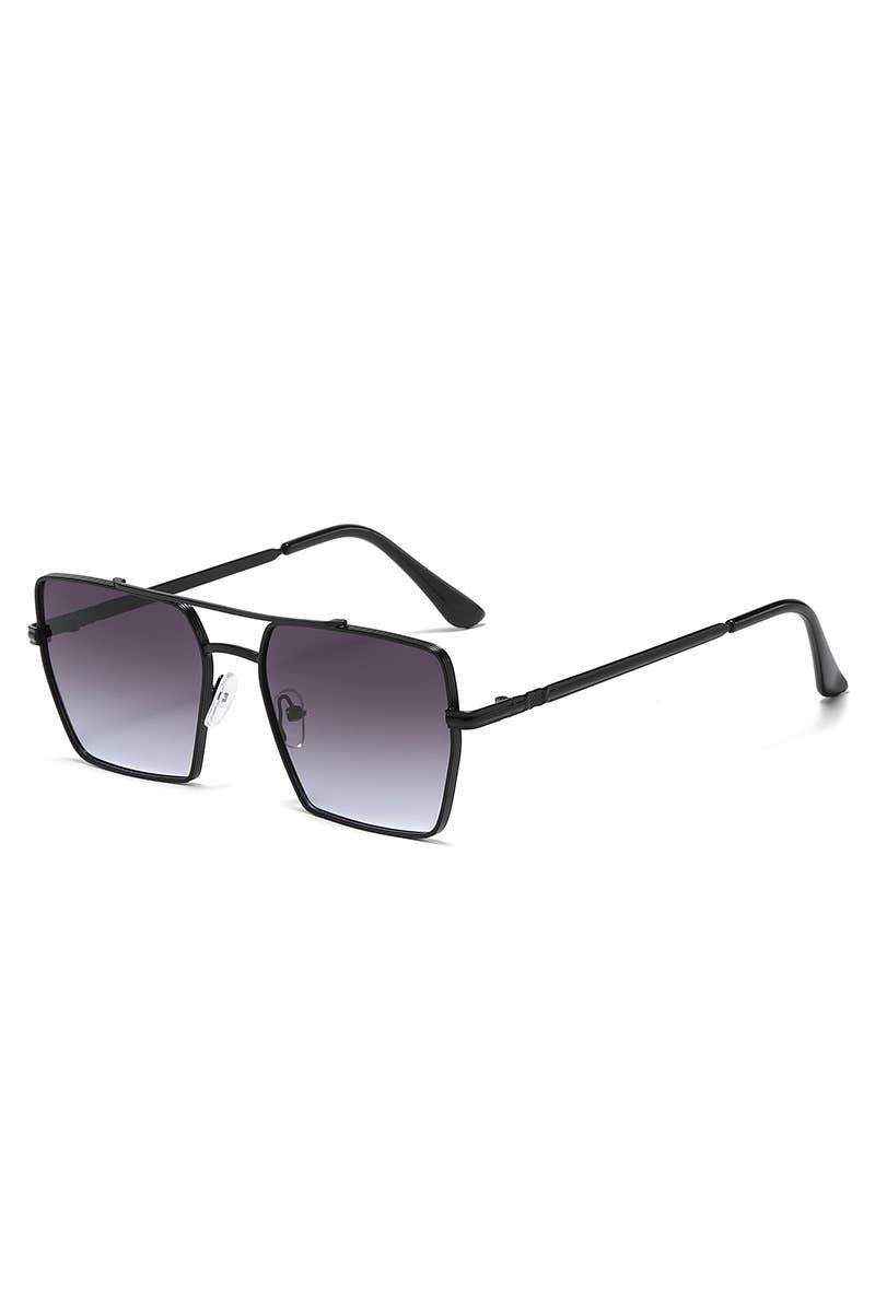 FLAT TOP FRAME SQUARE SUNGLASSES_CWASG0100