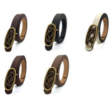 Women Retro Copper Snap Fastener Waist Belt_Cwabe0182