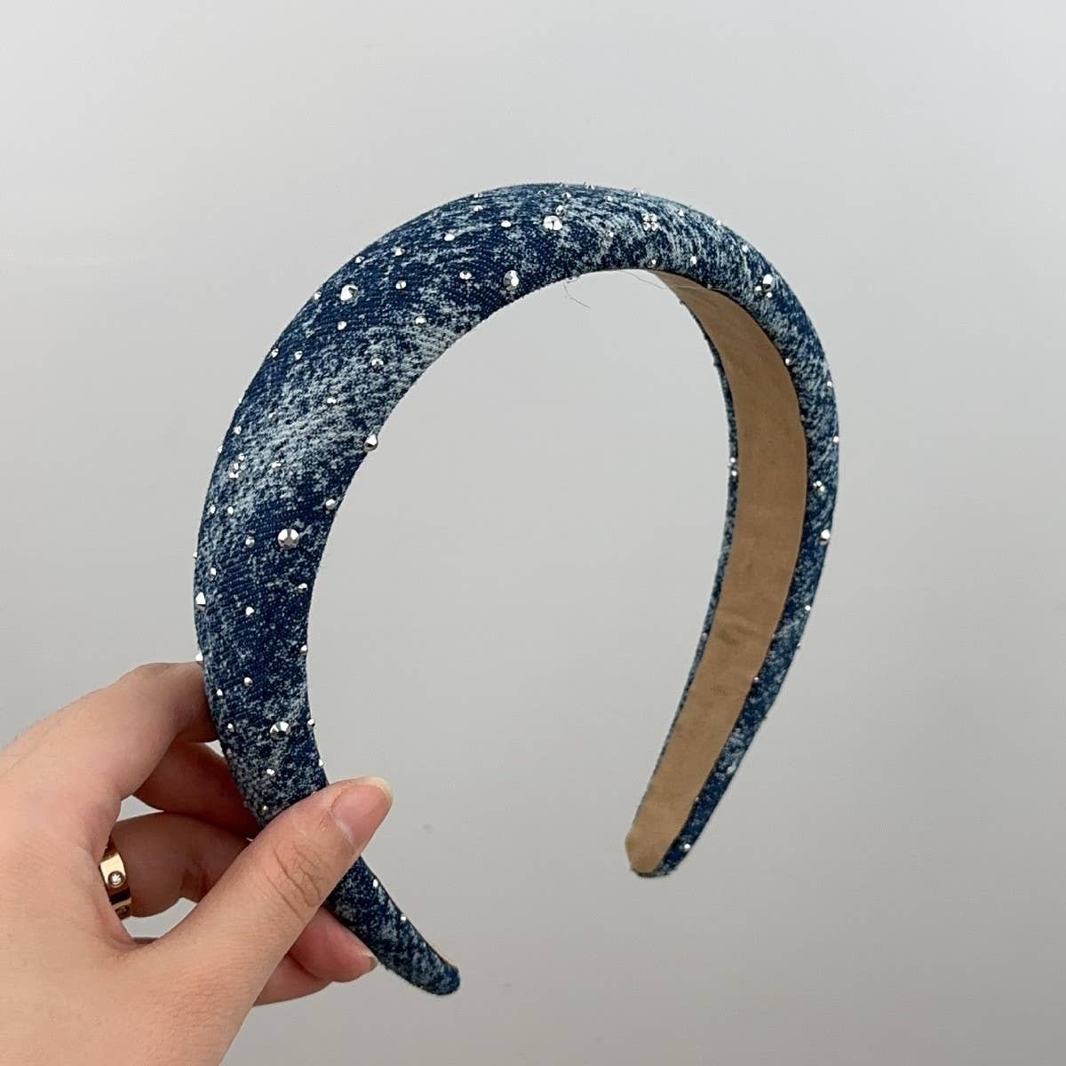 STARRY DENIM EXQUISITE HEADBAND_CWAHA2387