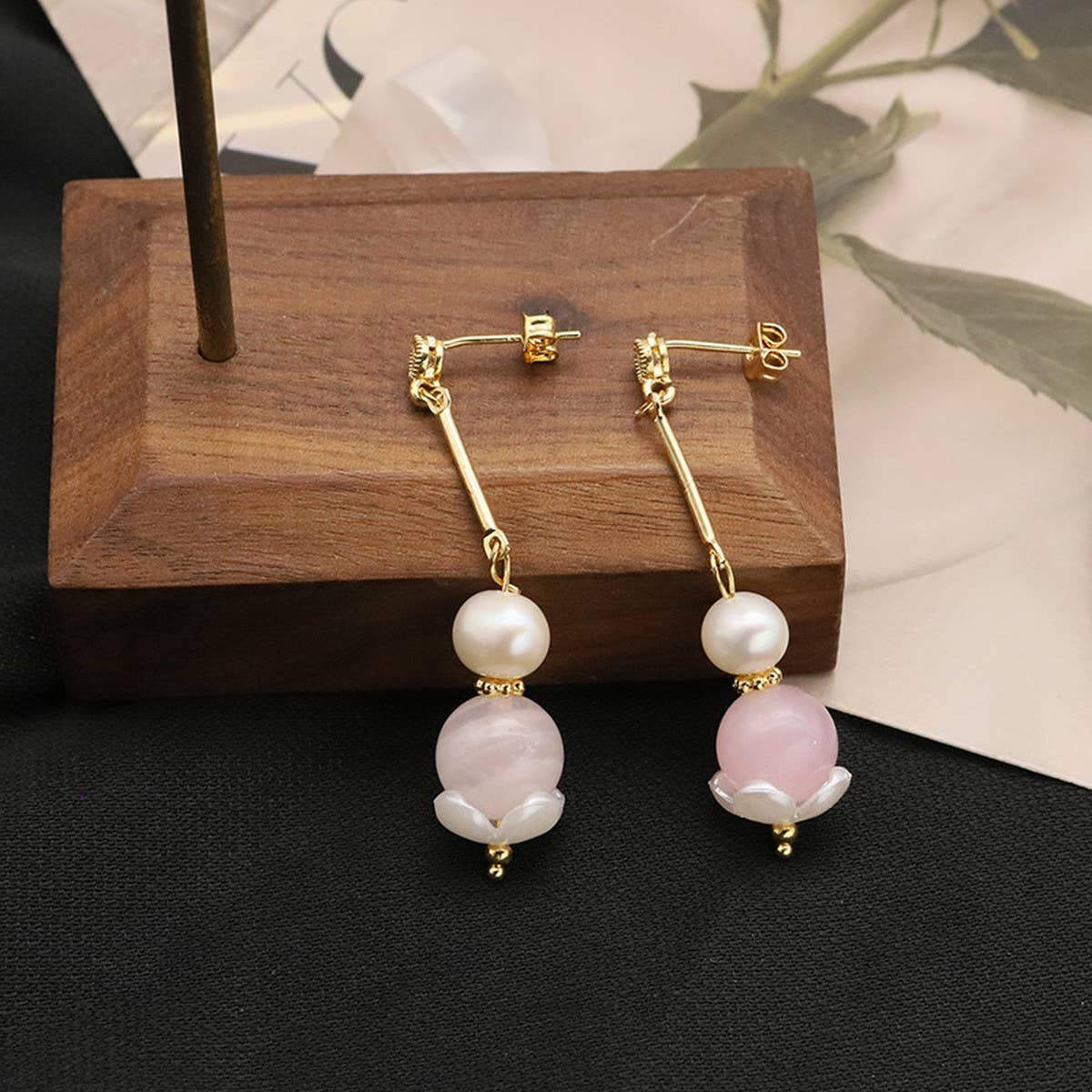 NEW DESIGN LONG FOREST PEARL EARRINGS FOR WOMEN_CWAJE3799