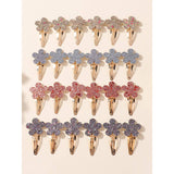GLITTER FLOWER BB CLIP FOR KIDS BABY HAIRPIN_CWAHA6709
