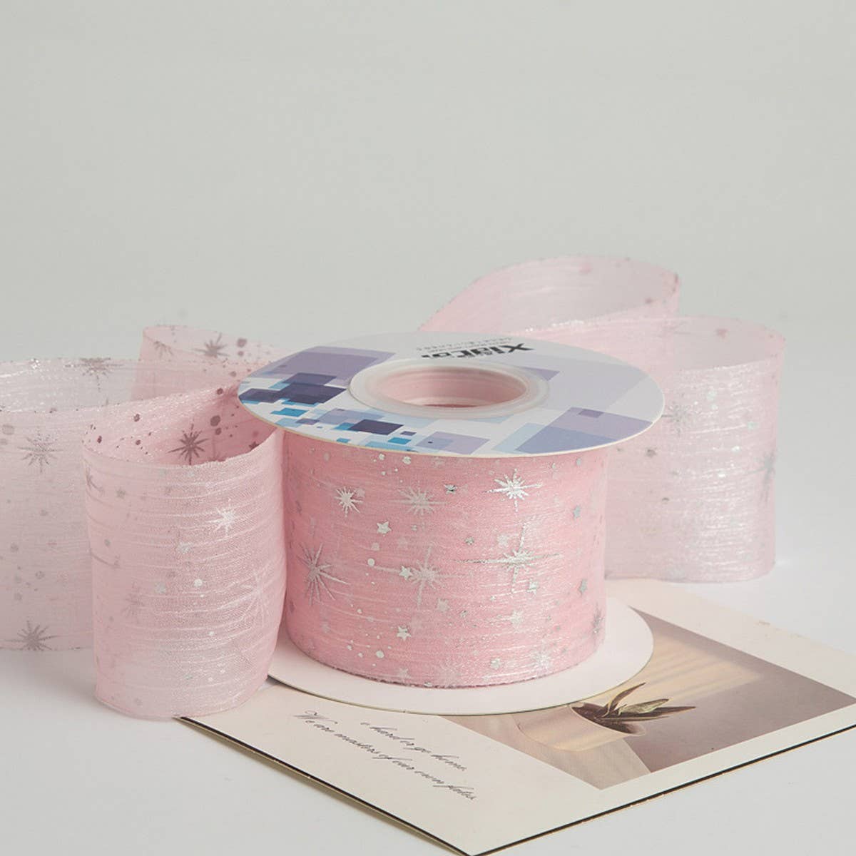 STARRY SKY PLEATED YARN HANDMADE DIY RIBBON_CWMM5760