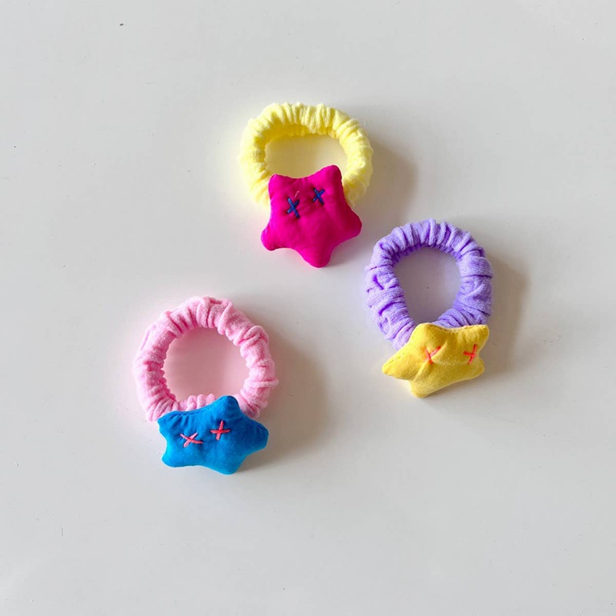 CHILDRENS CUTE STAR FLOWER HAIR TIE_CWAHA1815