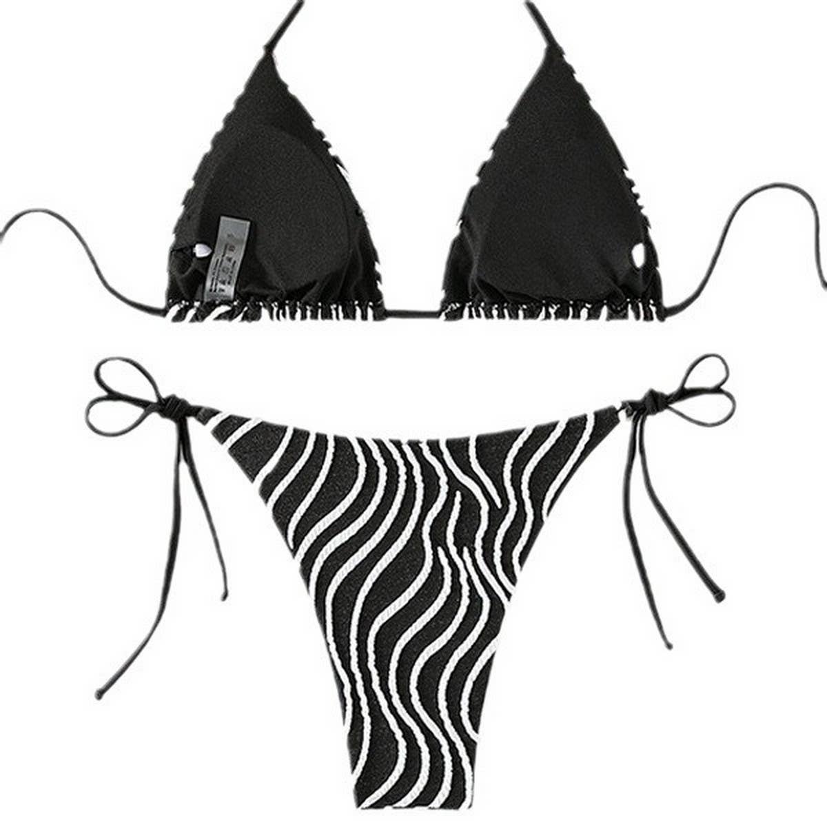 Womens Halter Bikini Set Sexy Backless Swimsuit