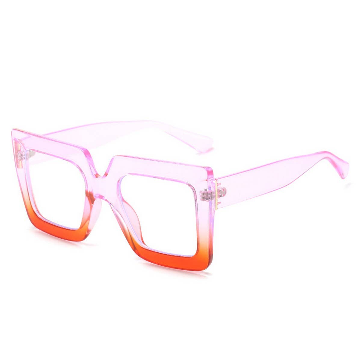 Tortoiseshell Square Frame Fashion Glasses_Cwasg0235