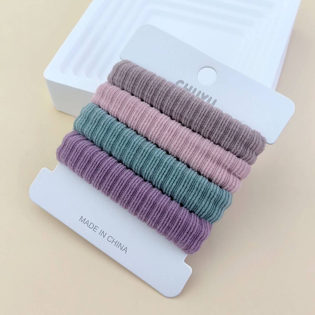 HIGH ELASTICITY SIMPLE PONYTAIL HAIR TIES_CWAHA1131