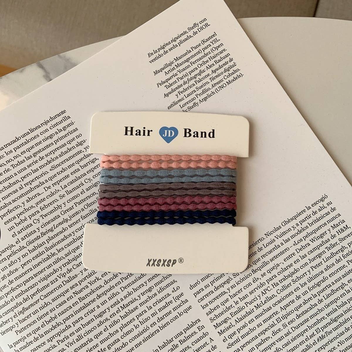 10 PACK OF SIMPLE AND VERSATILE HAIR SCRUNCHIES_CWAHA2732