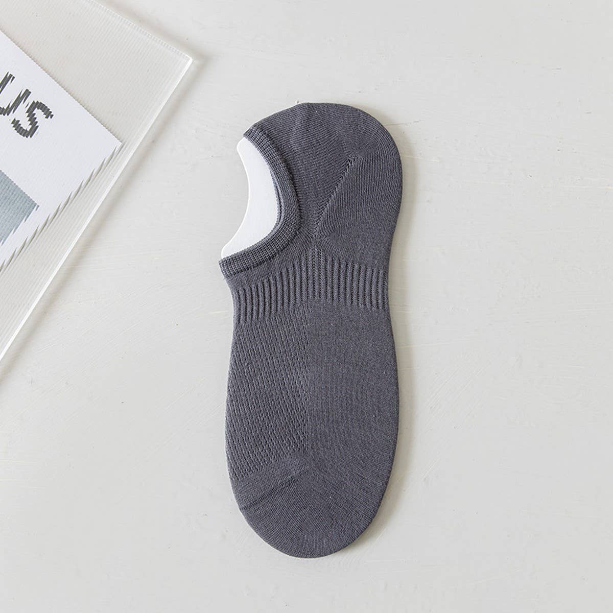MENS BONELESS MESH SHALLOW INVISIBLE SOCKS_CWMS2011