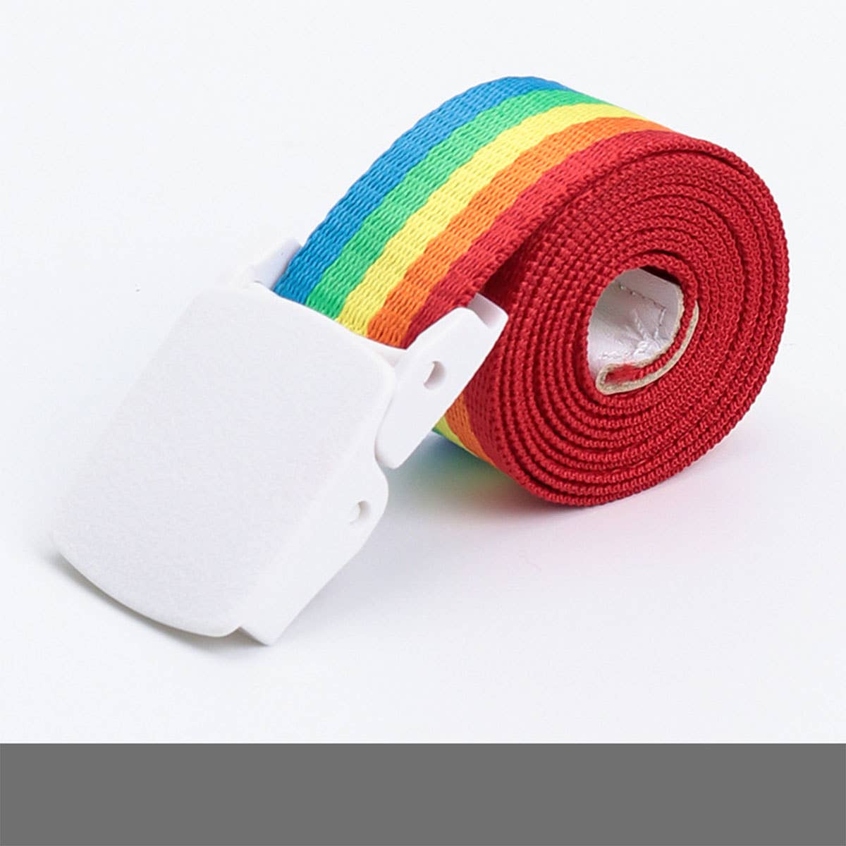 COLORFUL WOVEN SMOOTH BUCKLE CANVAS BELT_CWABE0685