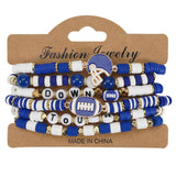 Cwmm10455_Football Game Day Beaded Elastic Bracelet