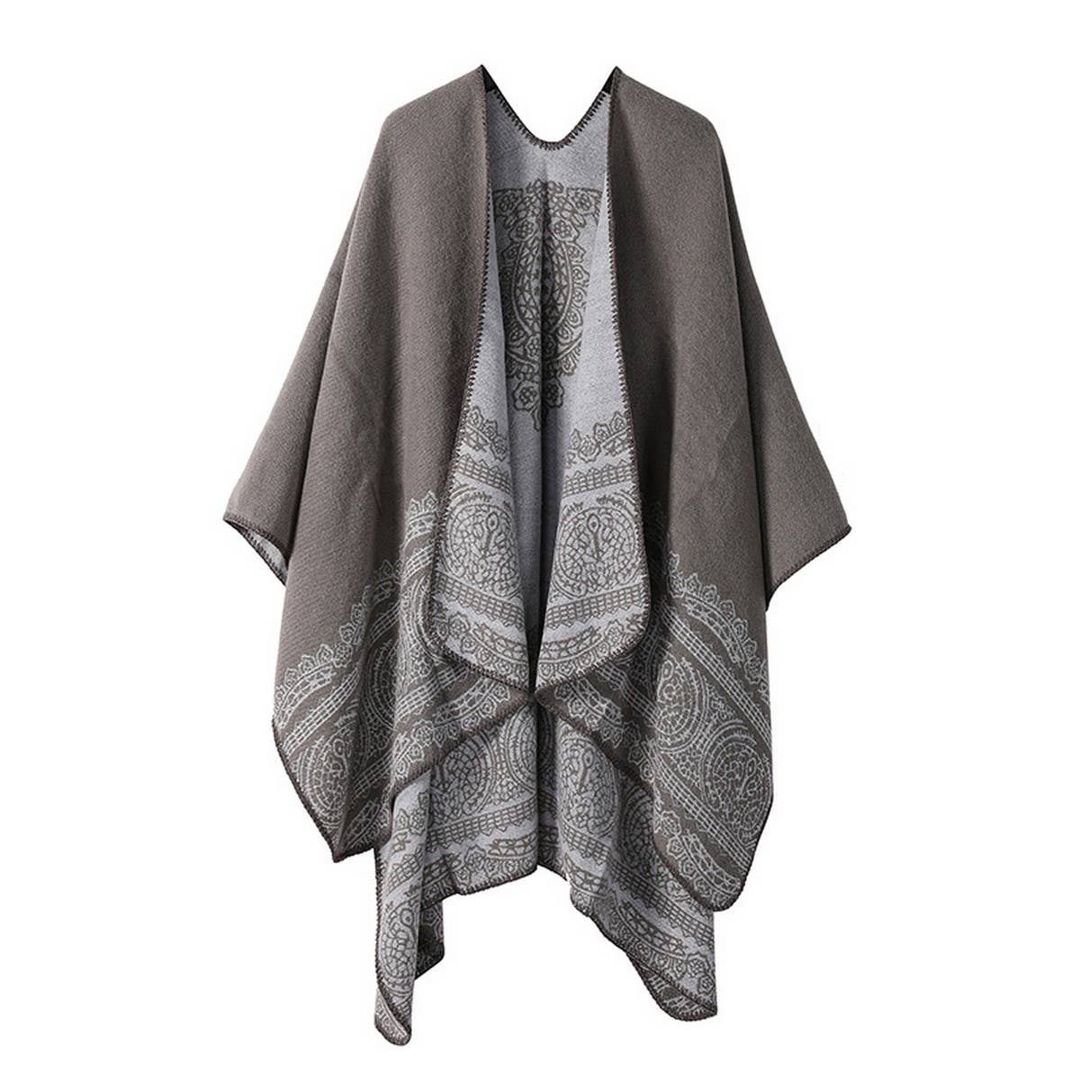 SHAWL WARM CAPE WITH CASHMERE CAPE_CWASC2214