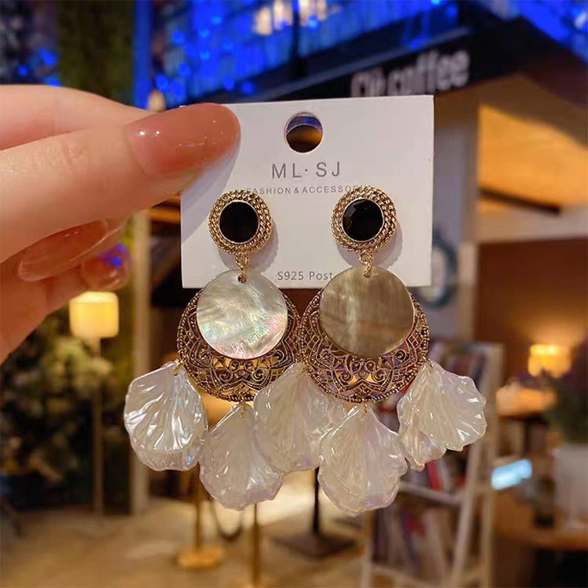 RETRO DISTRESSED HIGH END TASSEL EARRINGS_CWAJE1715