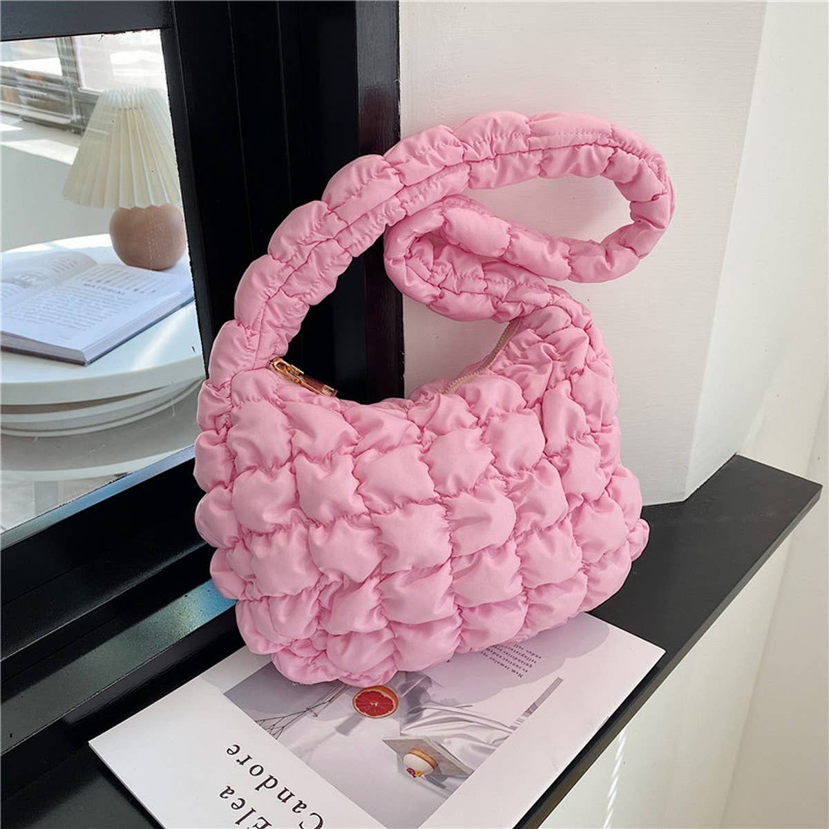 Underarm Cloud Puff Bag Oversized Shoulder Bag_Cuab00460