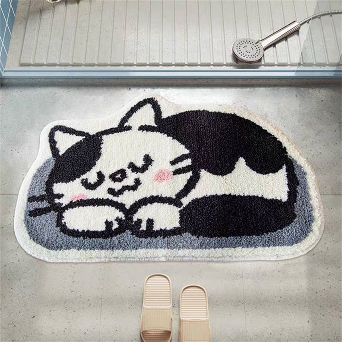 CUTE NON SLIP BATHROOM MAT QUICK DRY ABSORBENT_CWMM7503