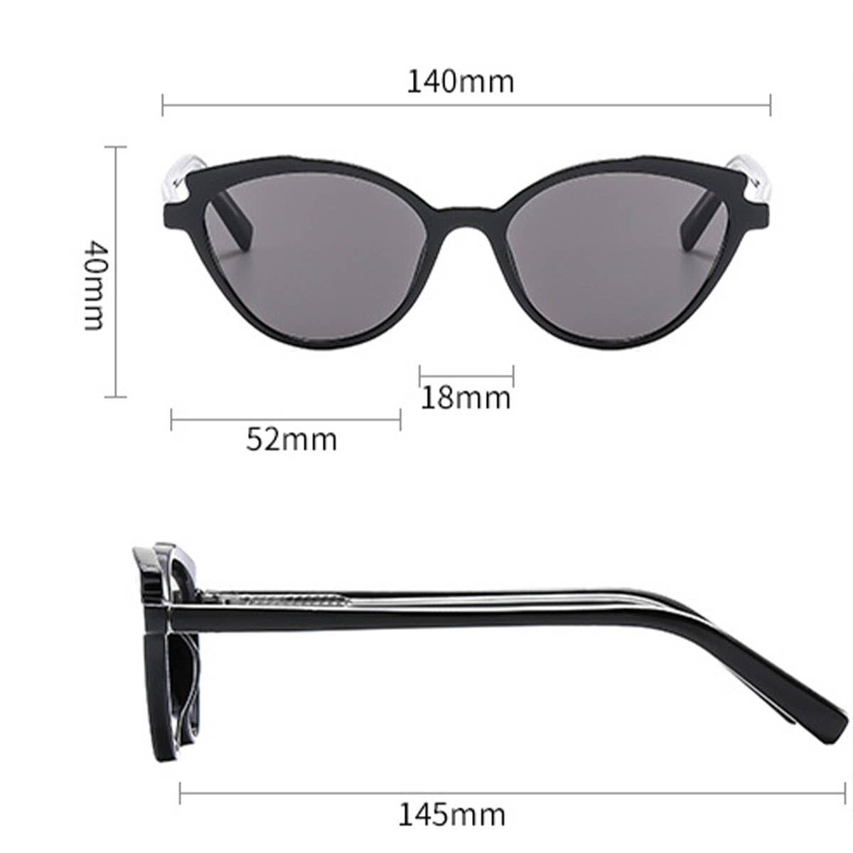 Tortoise Cat Eye Sunglasses For Women_Cwasg1180