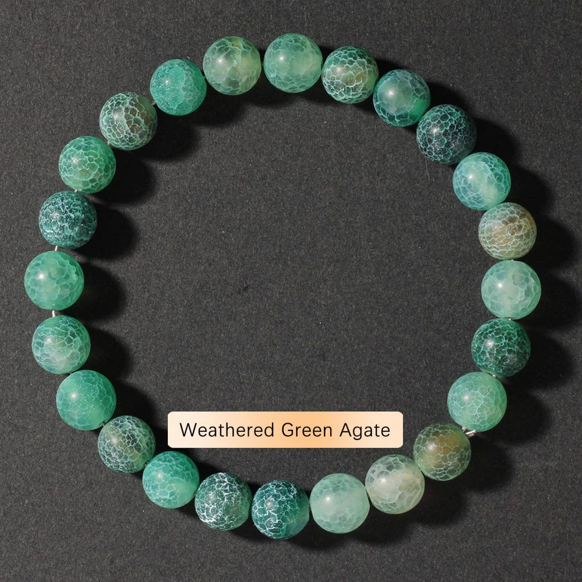 Crystal Natural Stone Beaded Bracelet Unisex_Cwmm11267