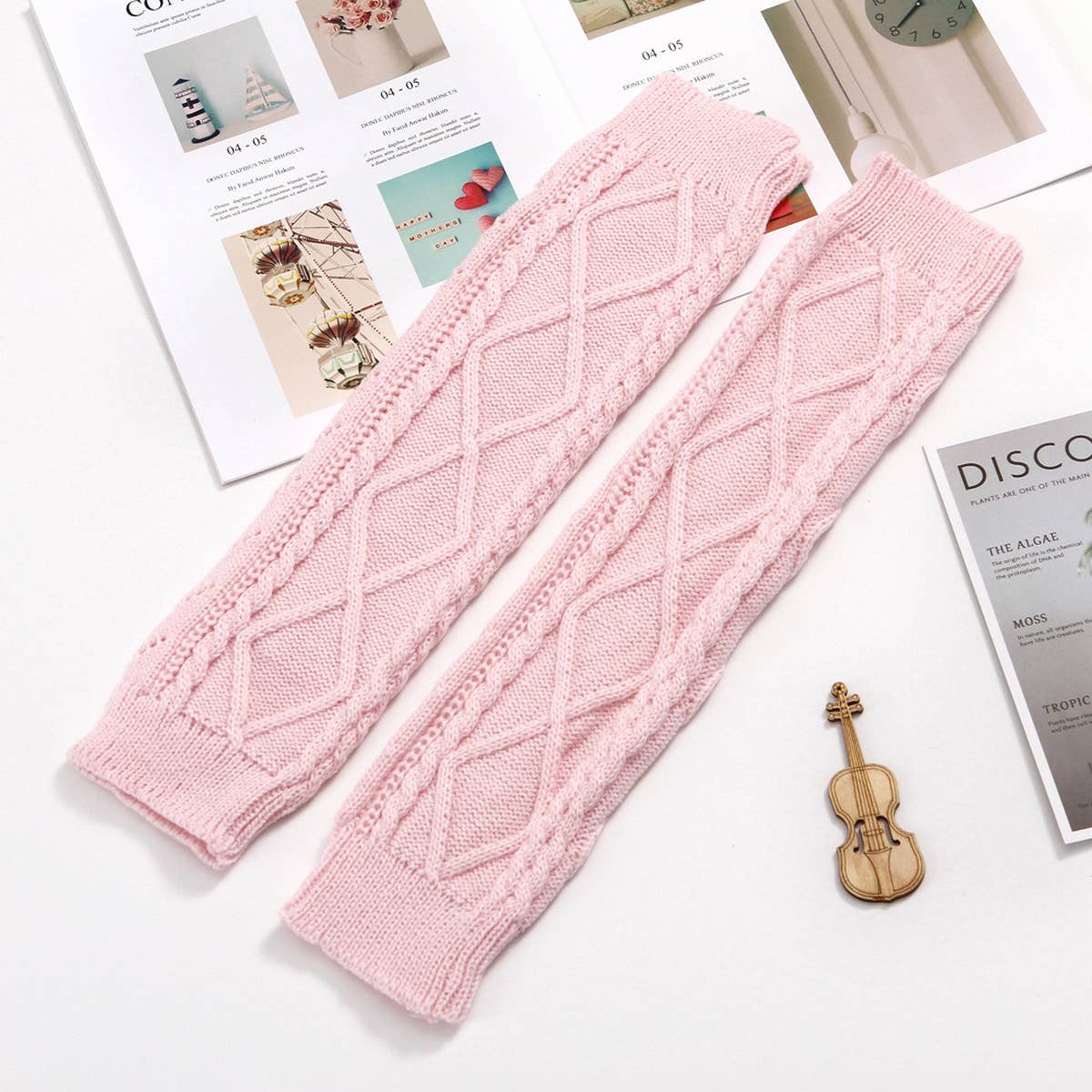 SMALL BRAIDED HOLLOW SOCKS_CWMM1786