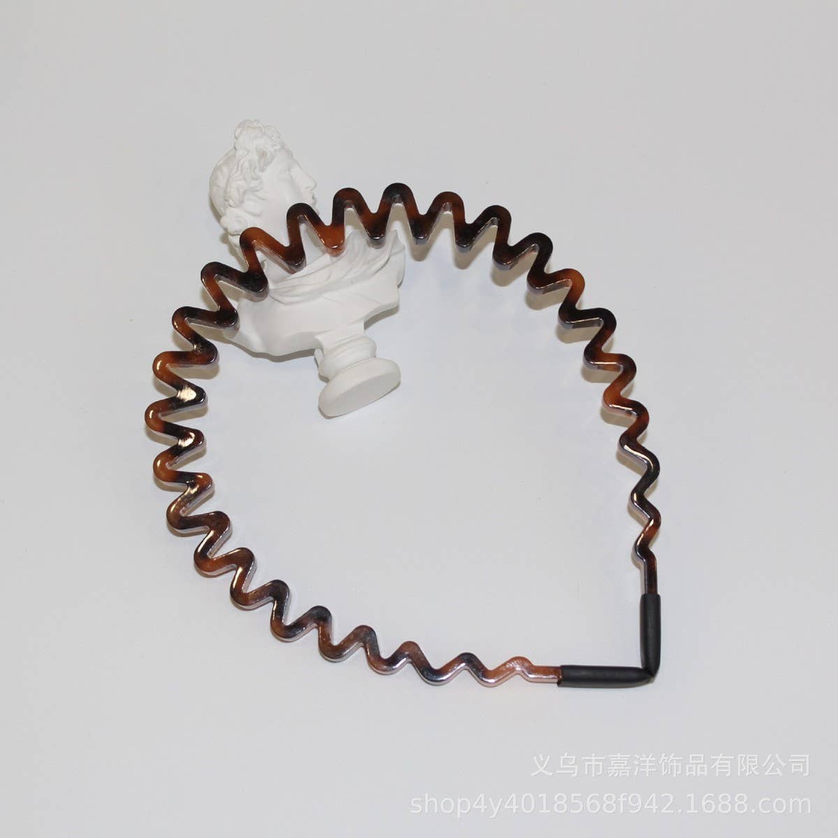 HIGH TOP WAVE LIGHT LUXURY HEADBAND_CWAHA2685