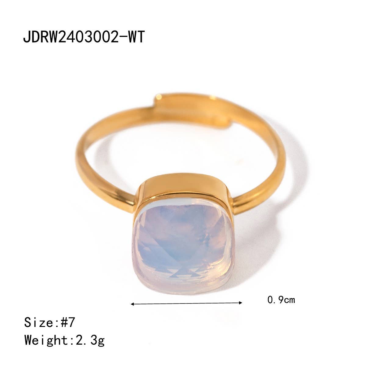 SIMPLE AND STYLISH GEOMETRIC OPEN RING_CWAJE1391