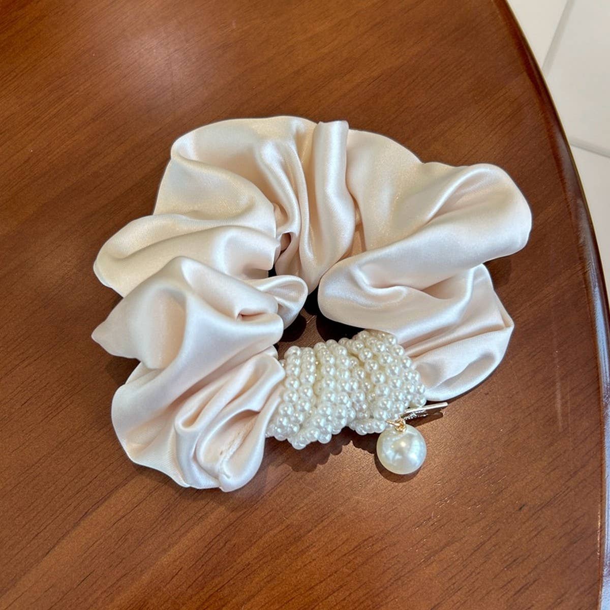 HOOP BEADED RETRO LARGE INTESTINE HAIR SCRUNCHIES_CWAHA2811