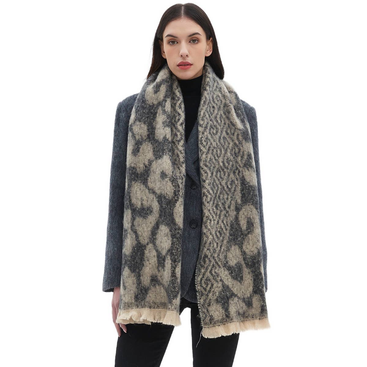 NEW JACQUARD LEOPARD PRINT SCARF FOR FALL WINTER_CWASC0875