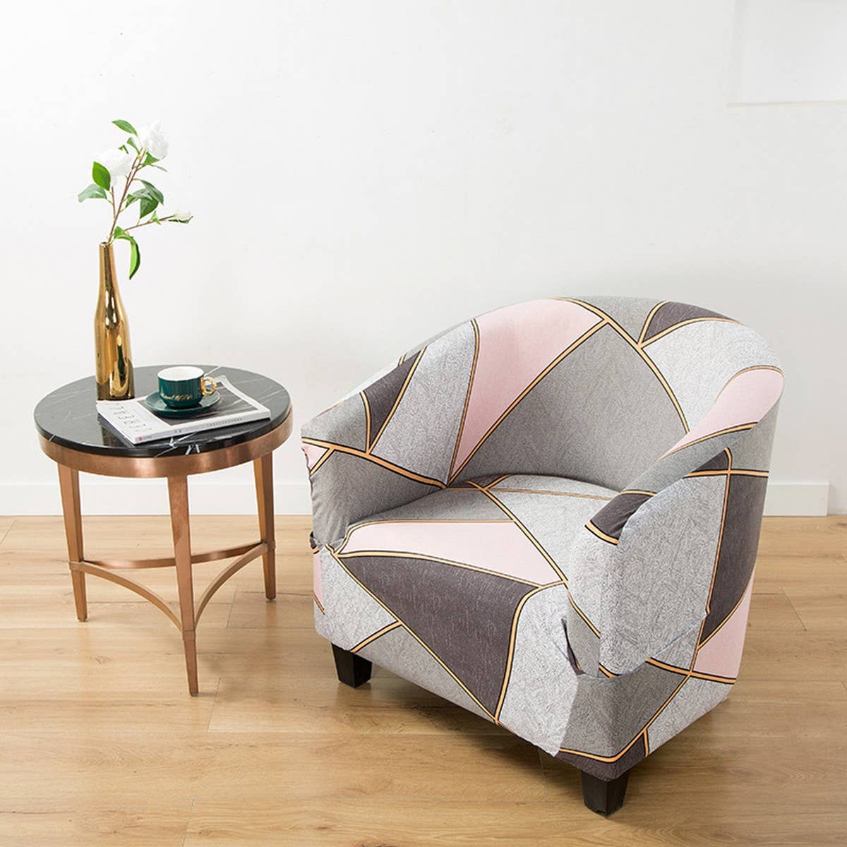 SINGLE SOFA CHAIR COVER SMALL ROUND FIT_CWMM8319