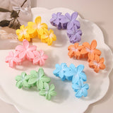 CANDY COLOR FLOWER HAIR CLAW EGG FLOWER SIDE CLIP_CWMM5007