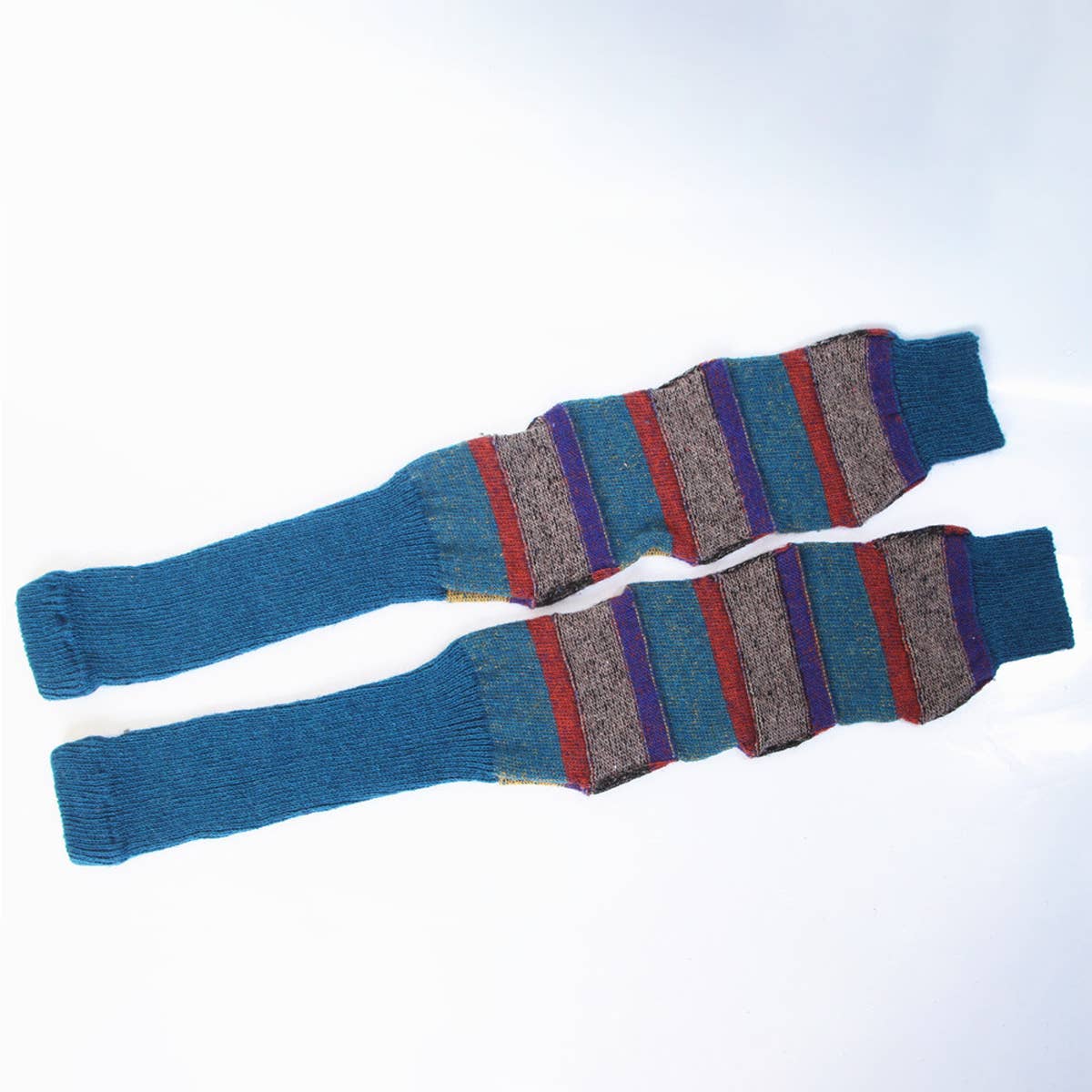 COLORFUL STRIPED KNEE HIGH SOCKS_CWMM1784
