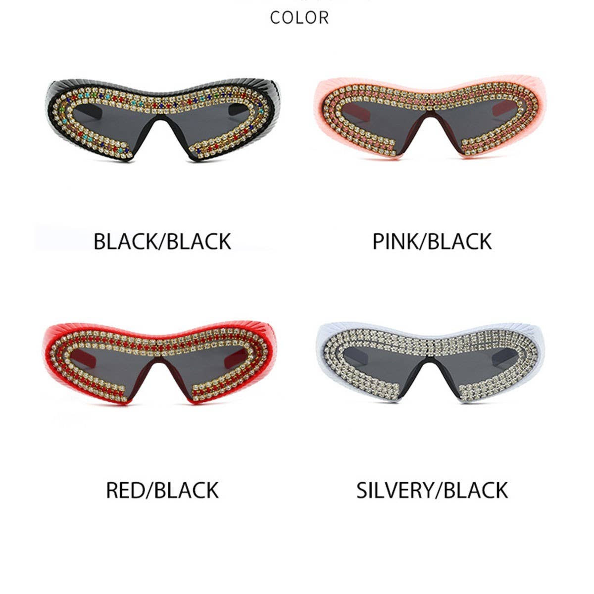 FUTURISTIC SMALL FRAME ONE PIECE SUNGLASSES_CWASG0836