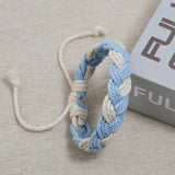 NEW SIMPLE COLORFUL HEMP ROPE COUPLE BRACELET_CWMM4531