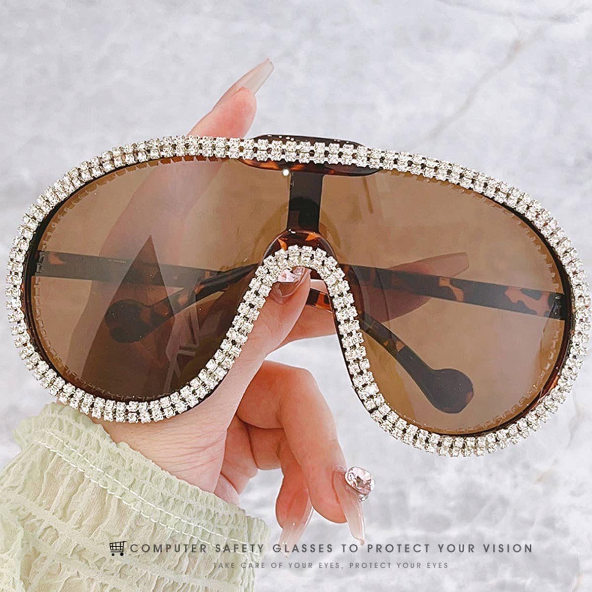 FASHIONABLE DIAMOND Y2K SUNGLASSES_CWASG0196