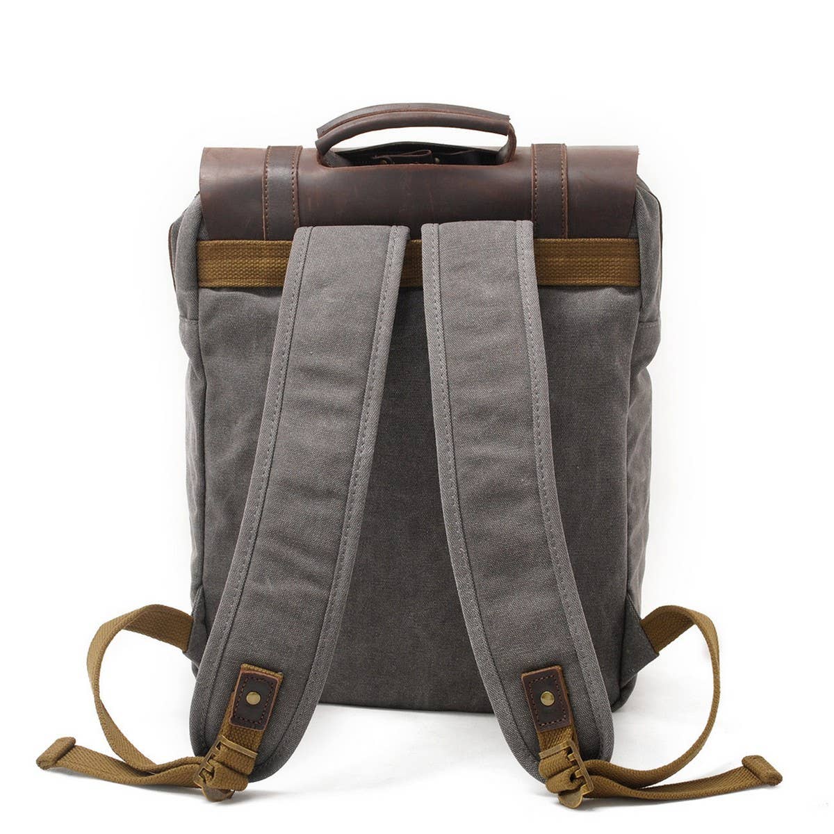 MEN S RETRO CANVAS TRAVEL LAPTOP BACKPACK_CWAB5533
