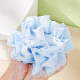 BATH POUF CAN HOLD SOAP AND BUBBLE BATH BALLS_CWMM3364