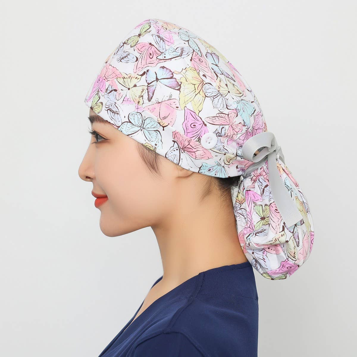 Long Hair Style Baotou Hat Frosted Work Hat_Cwah3385