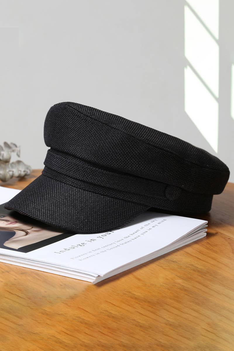 SOLID BAKER BOY HAT_CWAH0488