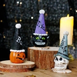 INS STYLE SKULL BAT PUMPKIN RESIN FIGURINE_CWMM9907