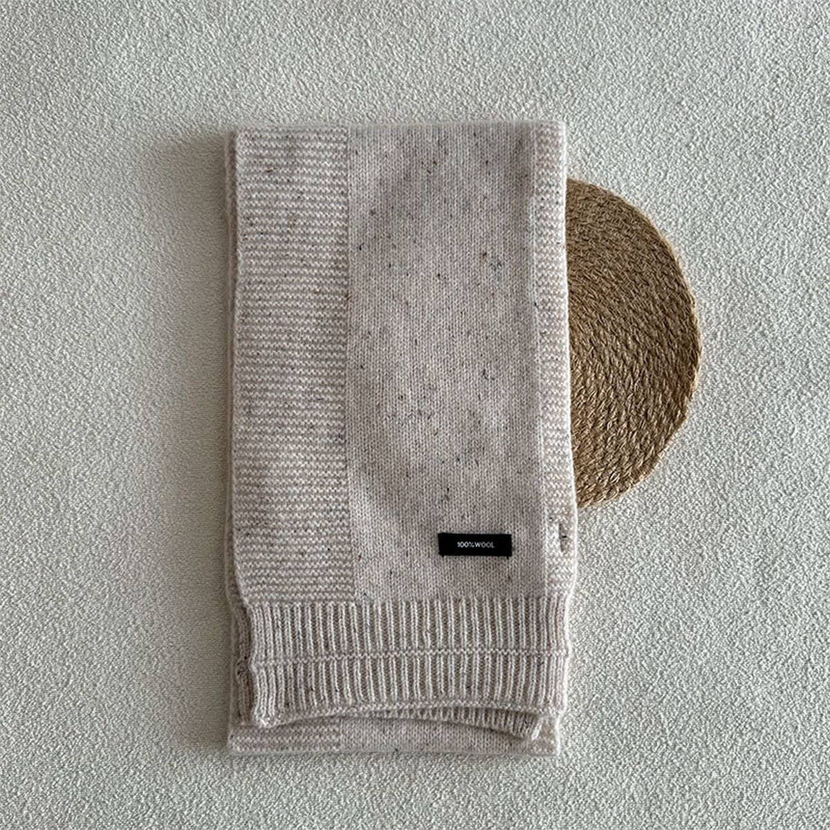 SOFT WARM DOUBLE SIDED COUPLE S NECK SCARF_CWASC2342