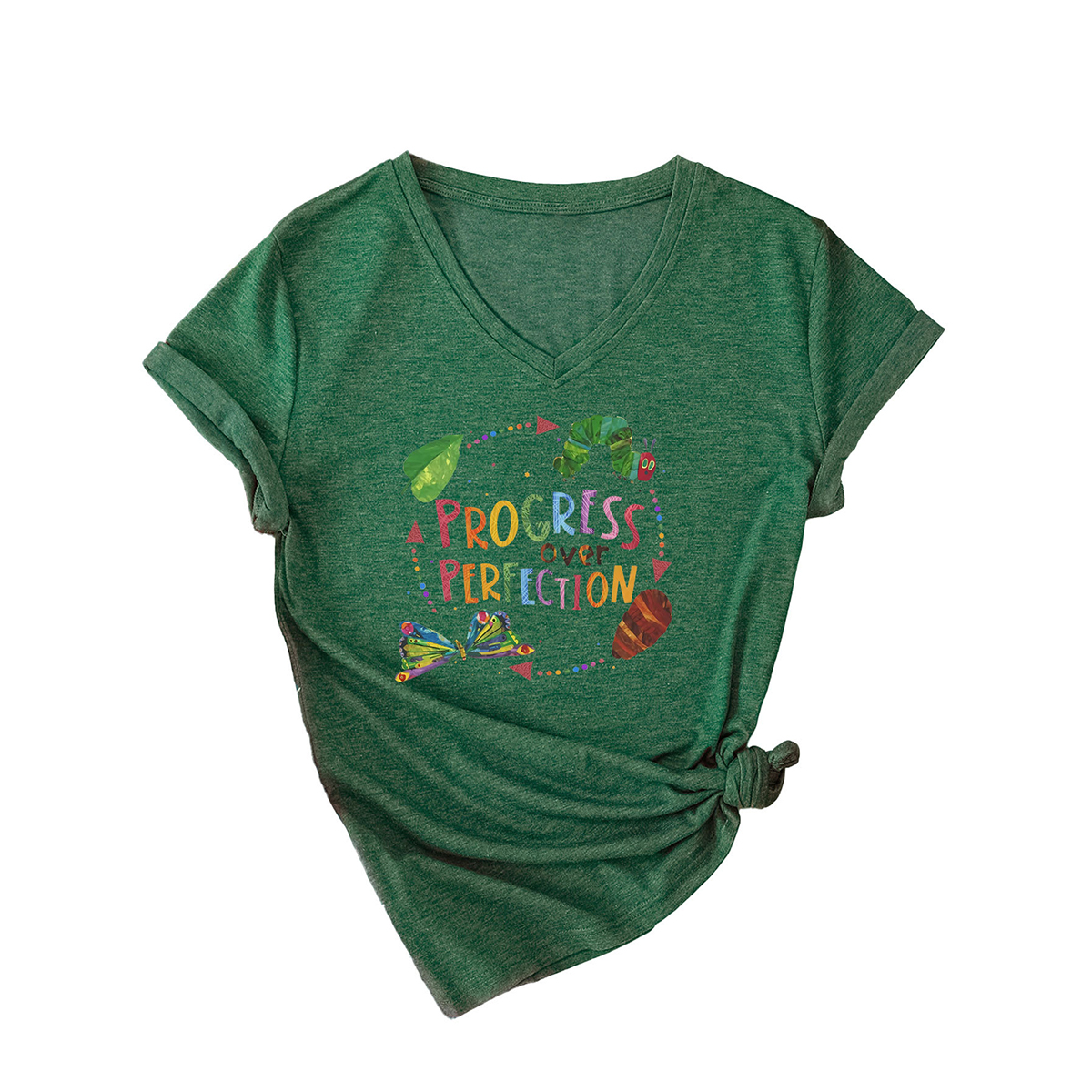 SLIM FIT WOMEN S TEE PROGRESS OVER PERFECTION _CWTTSL0501