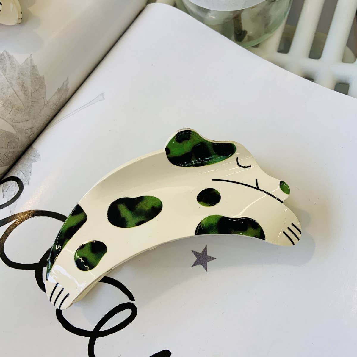 Cwaha4501_Animal Hair Catcher Spotted Dog Hair Clip