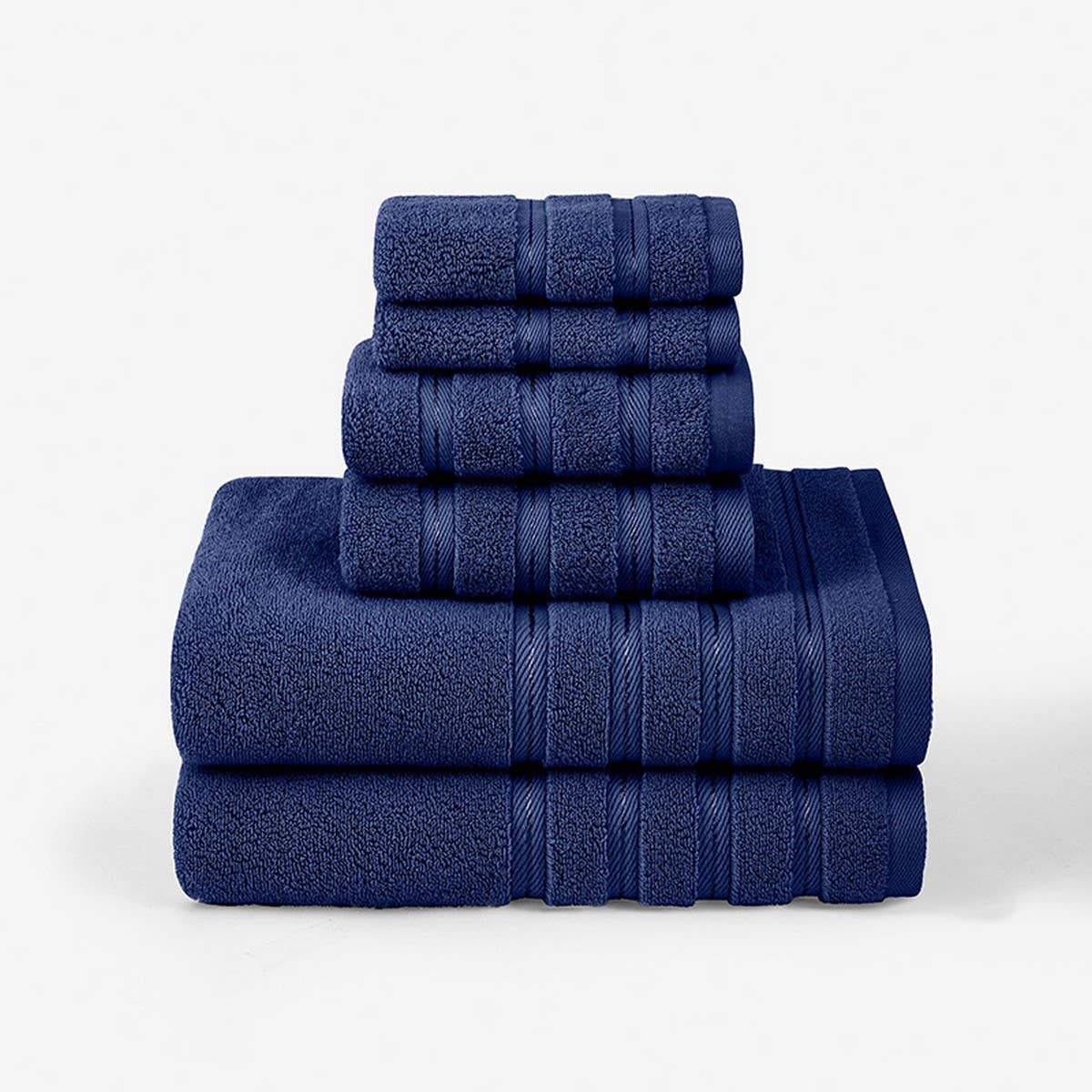 SIX PIECE SOFT ABSORBENT FACE AND BATH TOWEL SET_CWMM2283